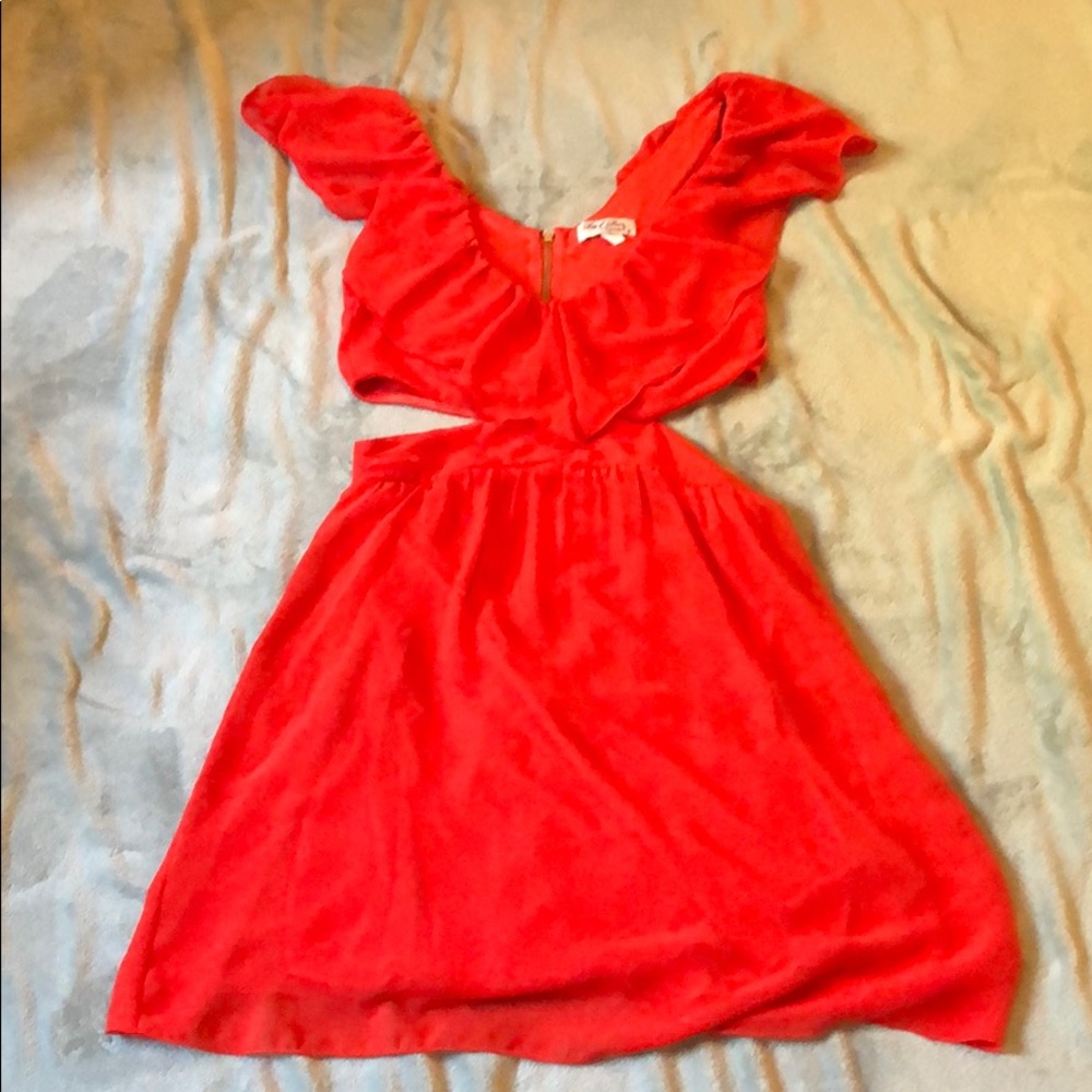 Sexy red dress